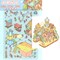 Neighborhood Landscape Sticker Scene, Cute DIY Isometric Set, Adorabilities